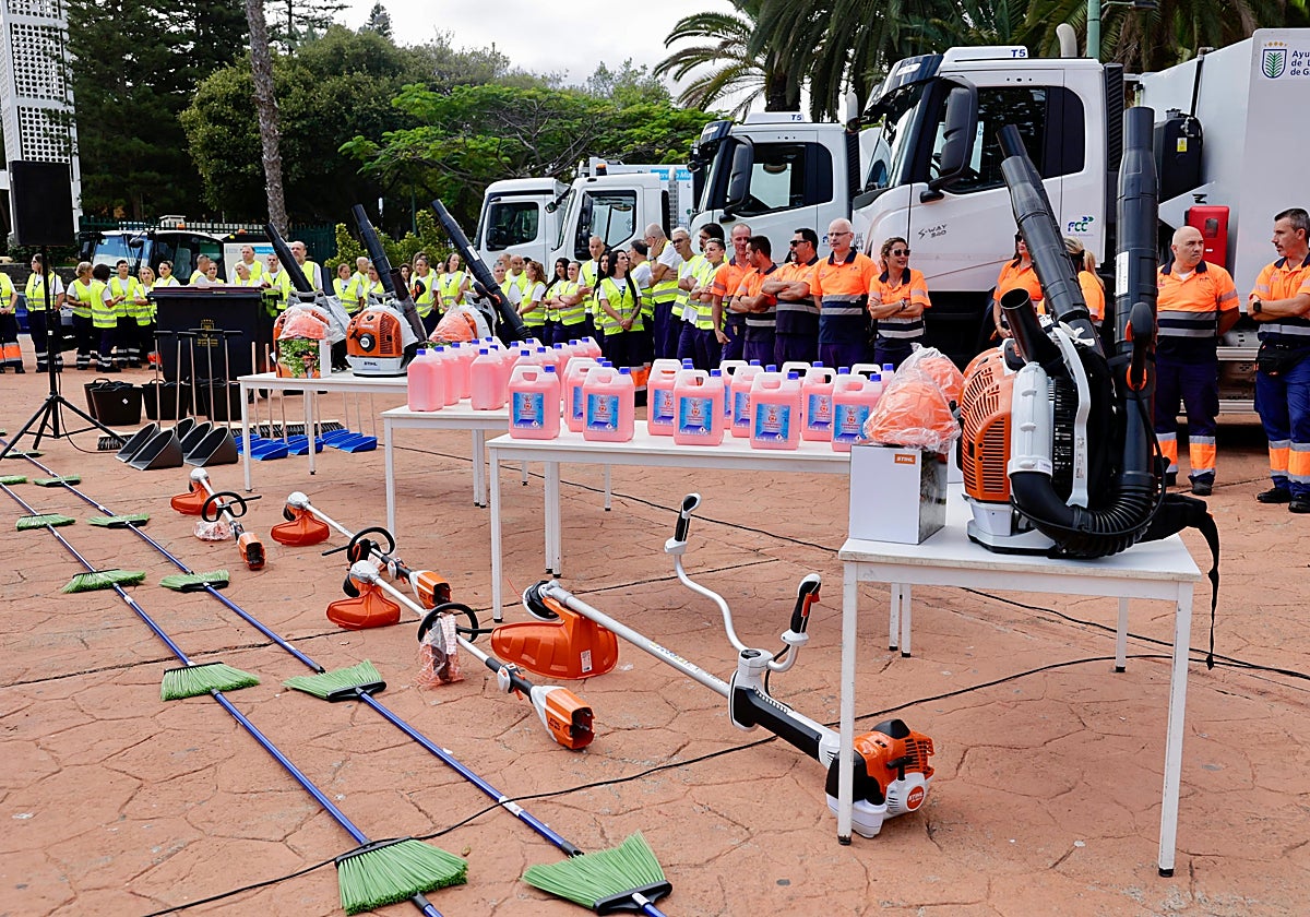 El Ayuntamiento de Las Palmas de Gran Canaria anuncia novedades y mejoras del nuevo contrato de higiene urbana