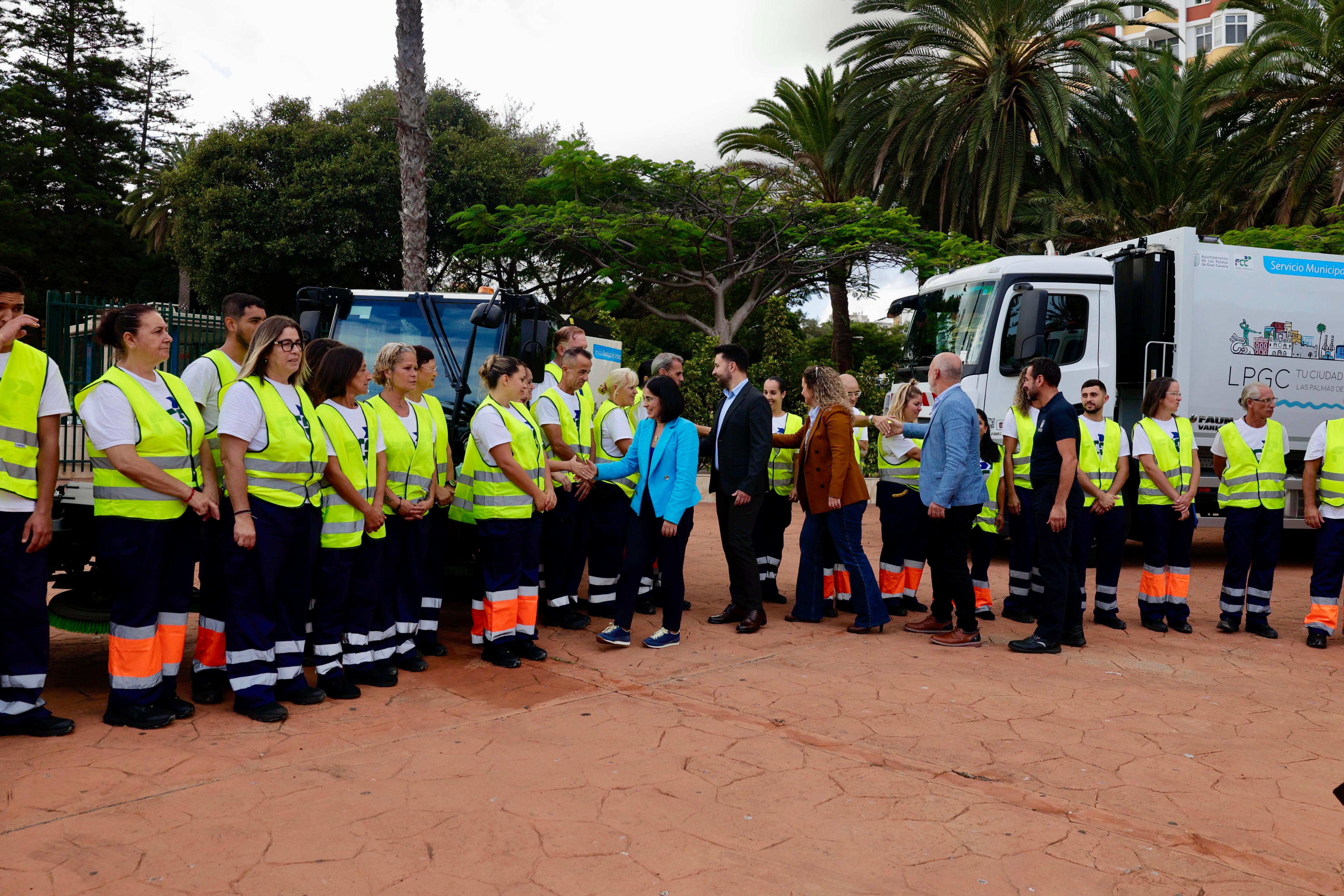 El Ayuntamiento de Las Palmas de Gran Canaria anuncia novedades y mejoras del nuevo contrato de higiene urbana
