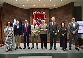 Imagen de la jornada, celebrada en el Parlamento de Canarias.