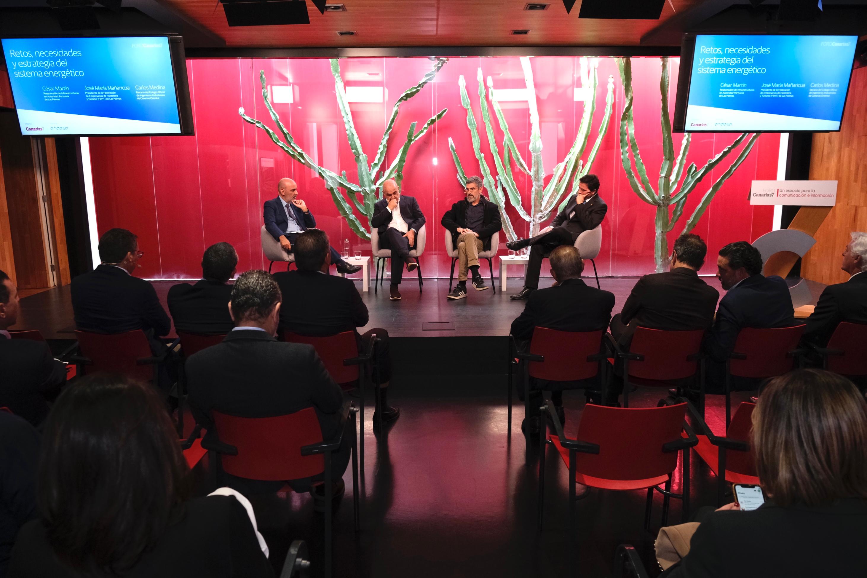 ForoCANARIAS7: &#039;Las redes eléctricas, pieza clave en el desarrollo económico de Canarias&#039;, en imágenes