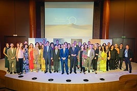 Un momento de la ceremonia de aniversario celebrada en el Alfredo Kraus.