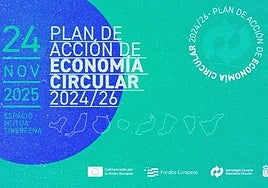 Cartel del Plan de Acción de Economía Circular 2024/26.