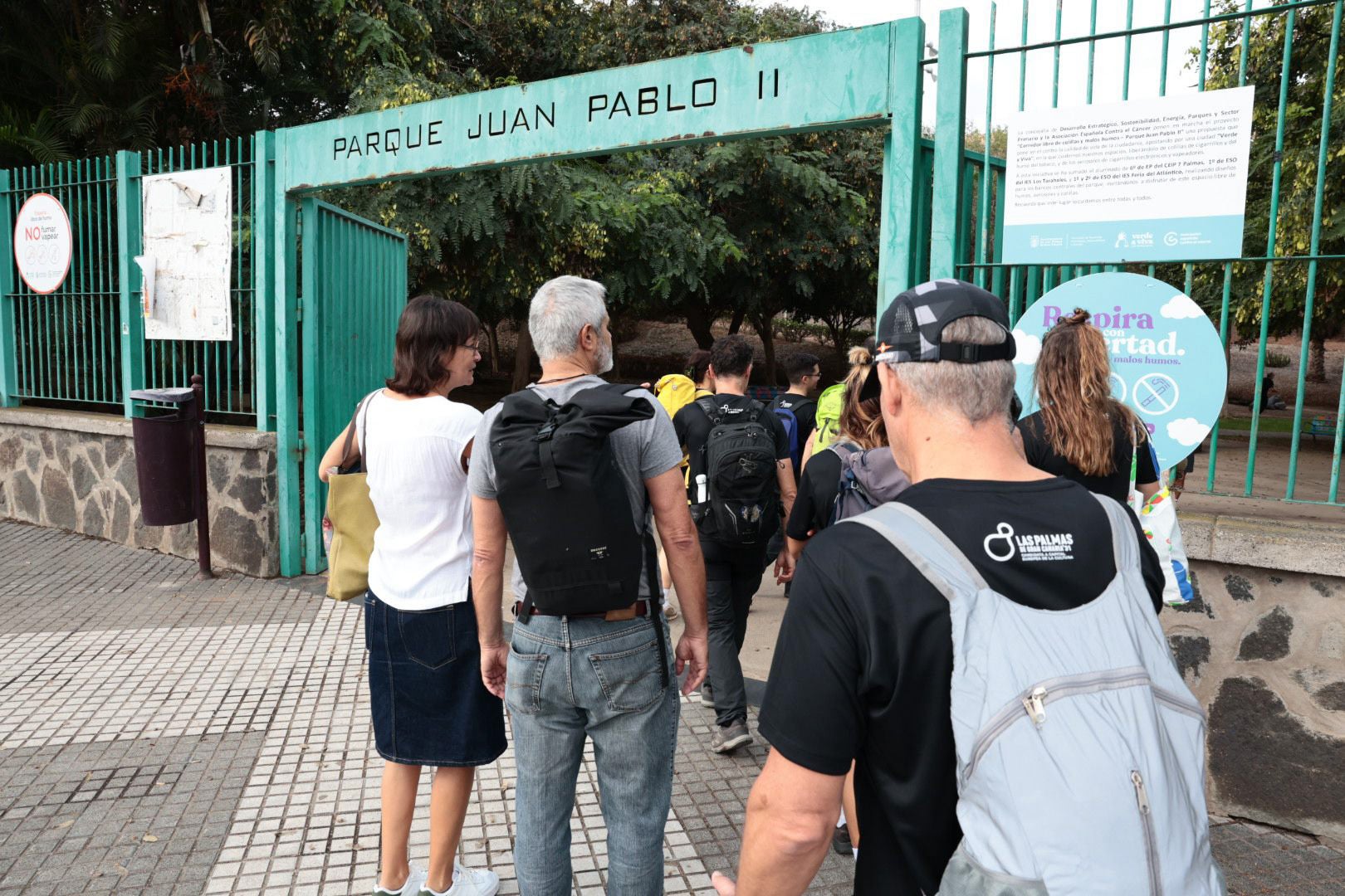 Así fue el recorrido a pie por Las Palmas de Gran Canaria