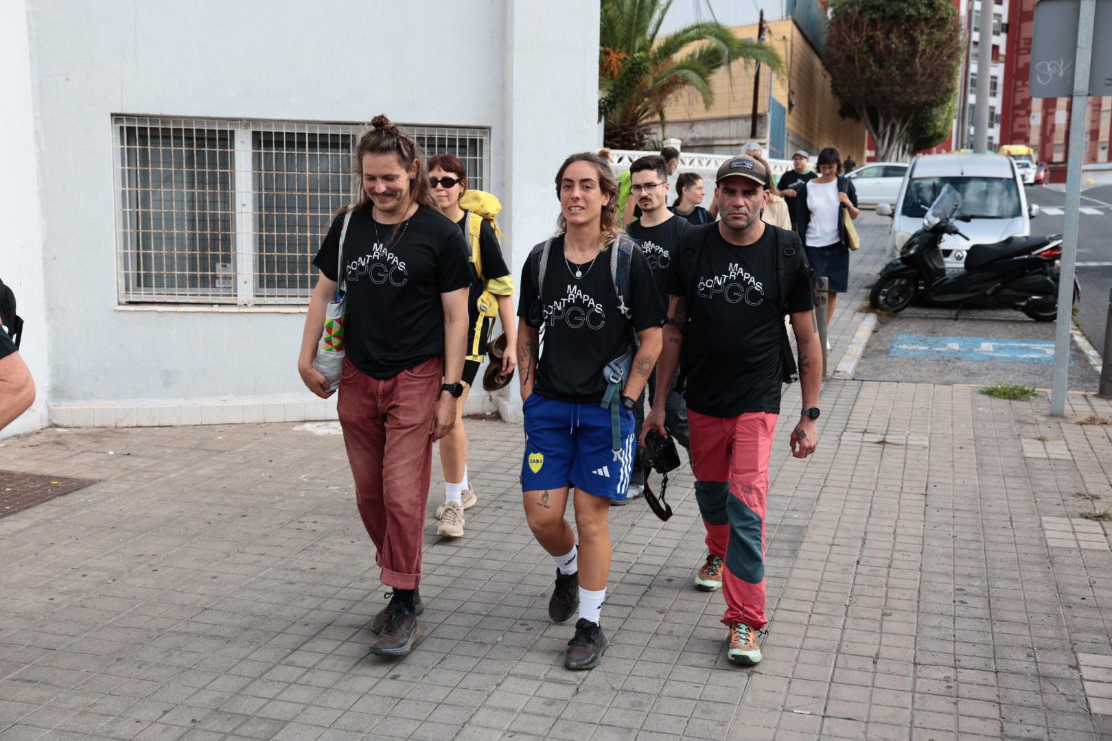 Así fue el recorrido a pie por Las Palmas de Gran Canaria