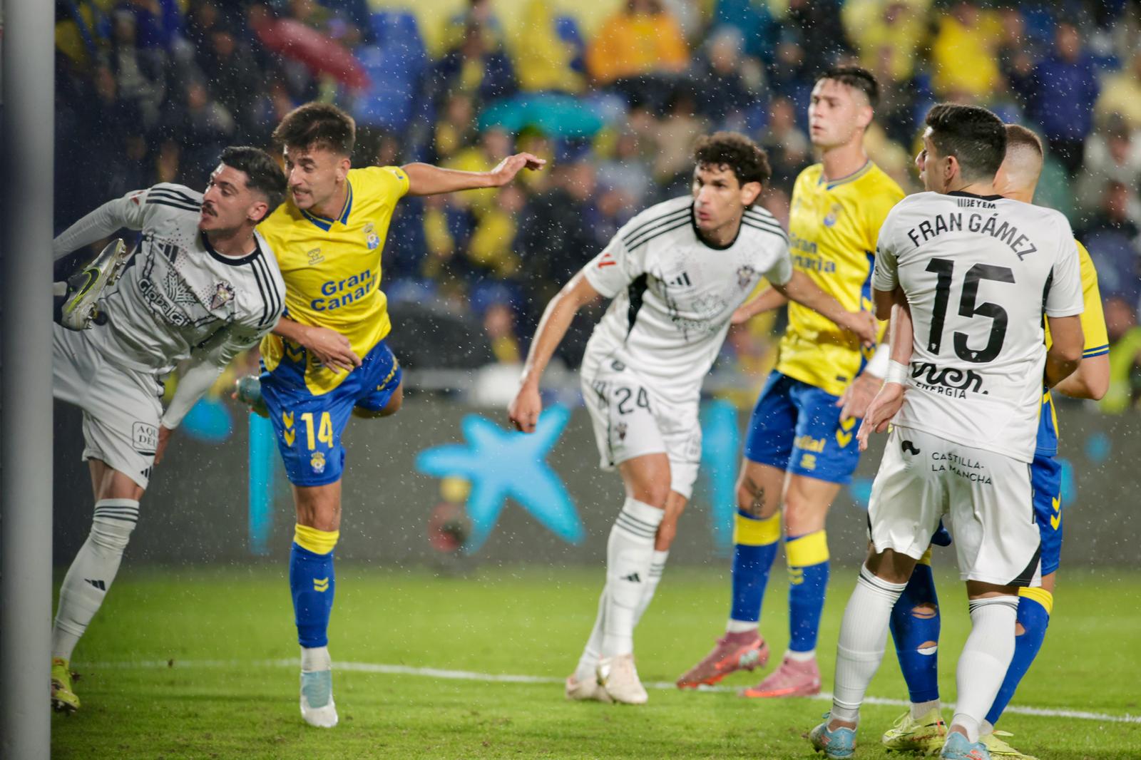 Imágenes del duelo: UD Las Palmas - Albacete