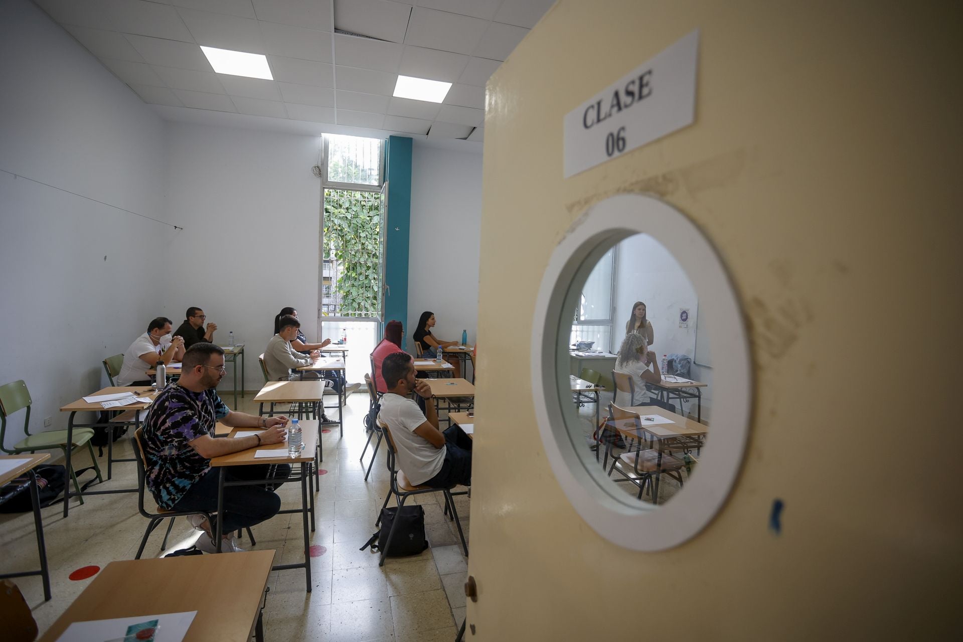 Imagen de archivo de unas oposiciones a Educación Primaria en Las Palmas de Gran Canaria.