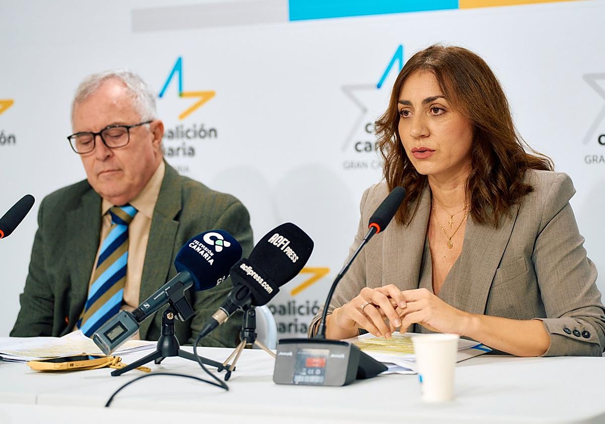 En la imagen, Carlos Culebras y Vidina Cabrera.