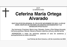 Ceferina María Ortega Alvarado