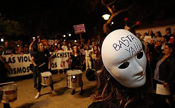 Imagen de archivo de manifestaciones del 25N.