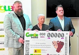 Presentación del cupón de la ONCE de este 25N.