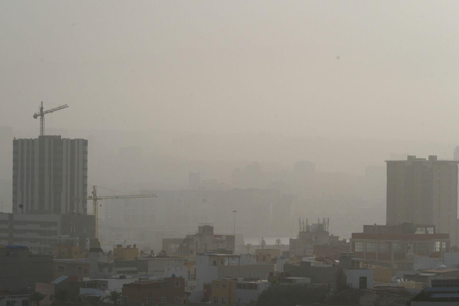 Jornada de calima en Gran Canaria