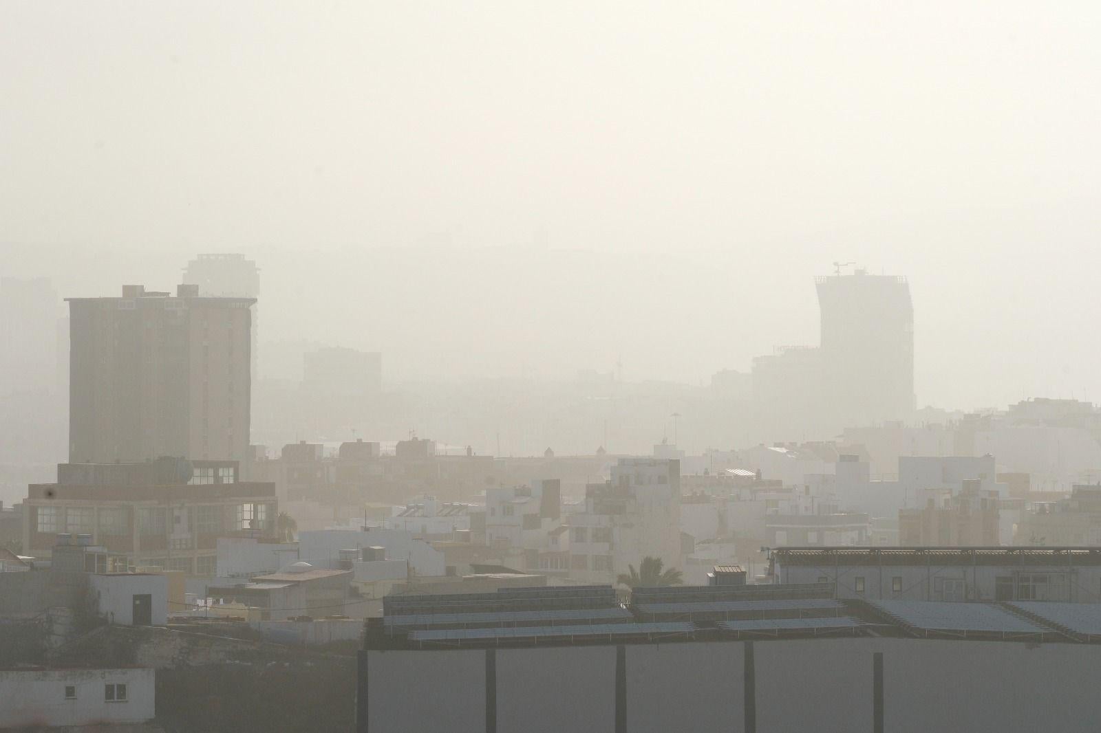 Jornada de calima en Gran Canaria