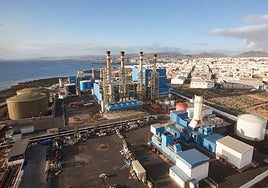 Imagen de la central eléctrica de El Charco, cuya renovación rechazan los vecinos.