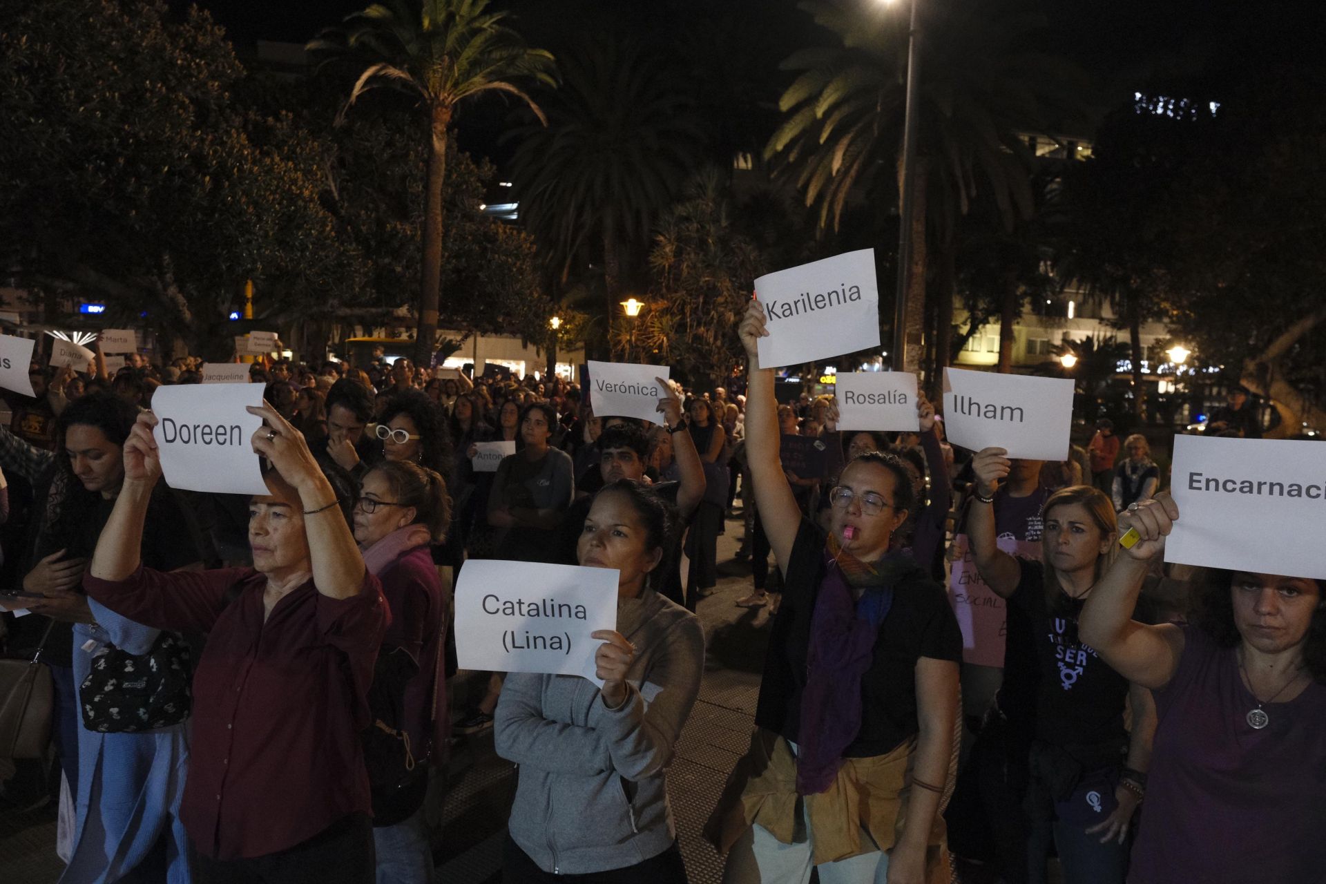 La manifestación del 25N, en imágenes