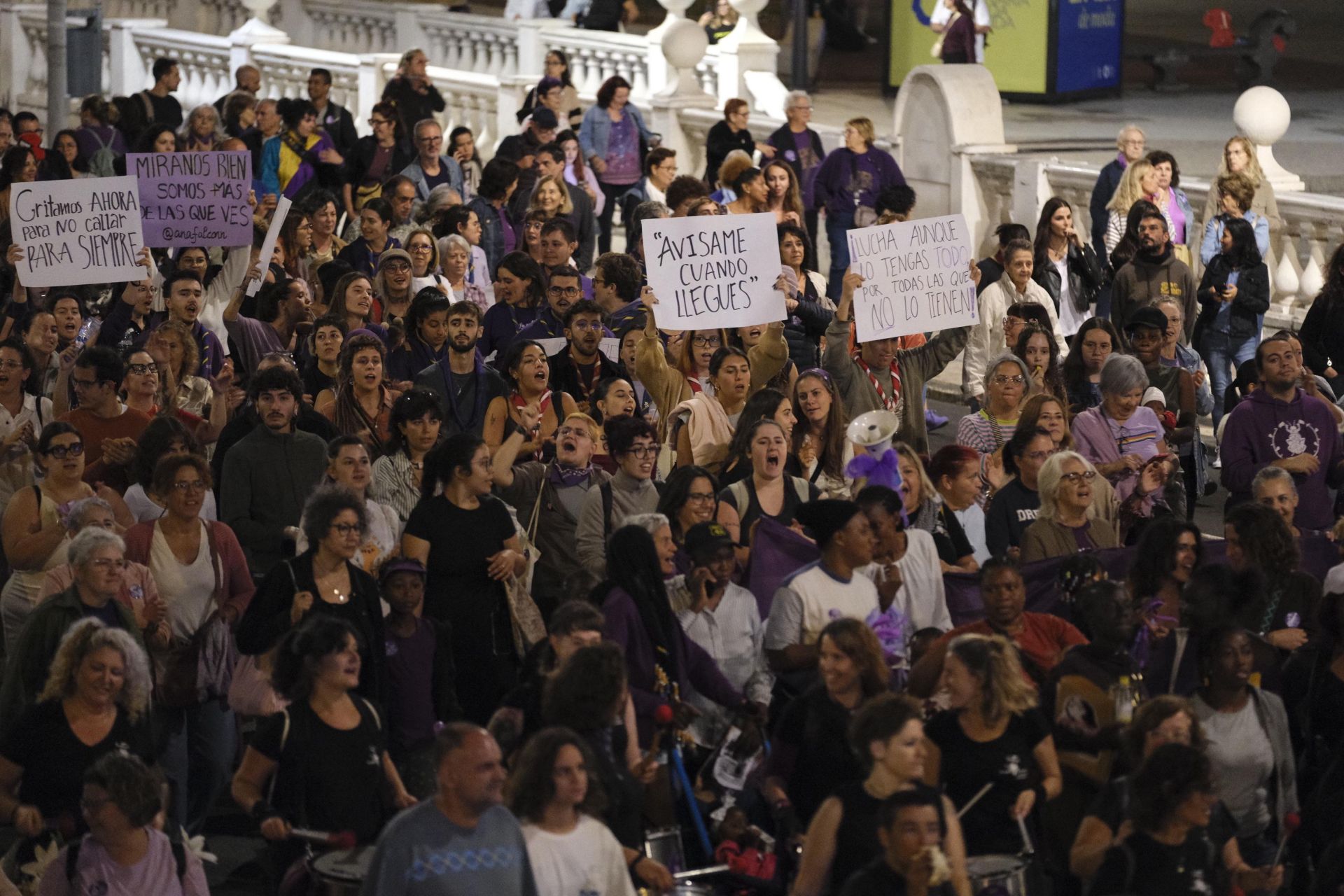 La manifestación del 25N, en imágenes