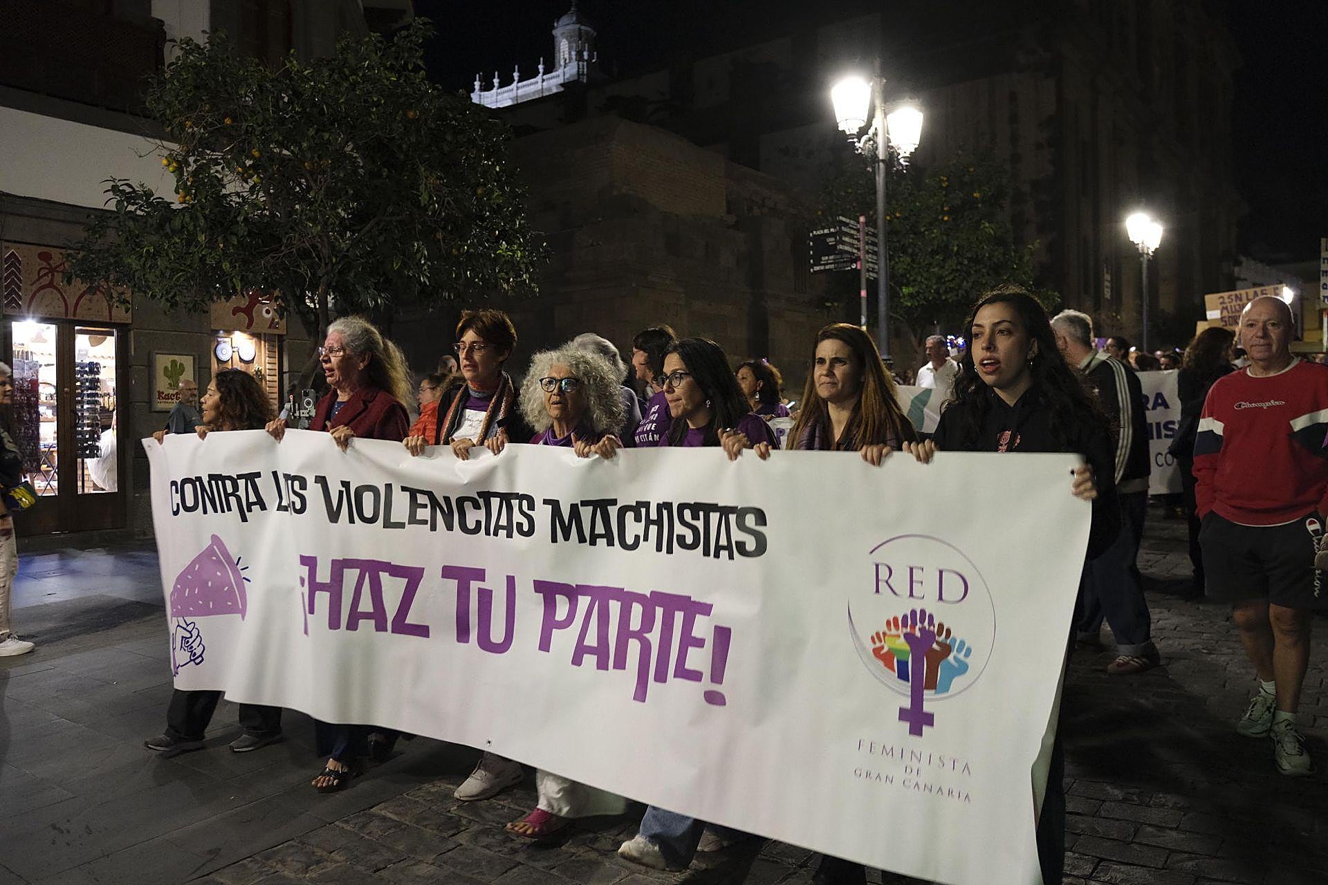 La manifestación del 25N, en imágenes