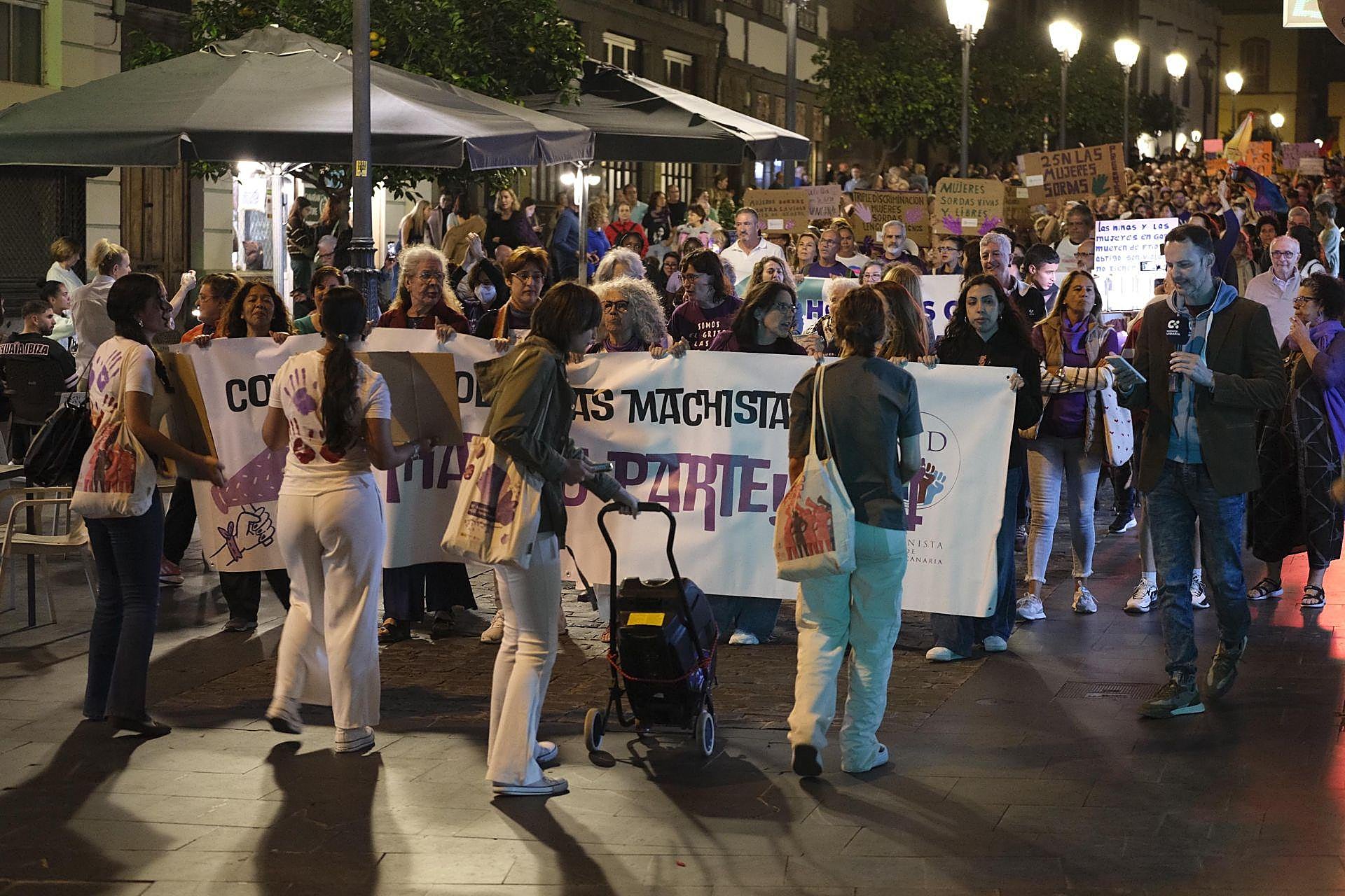 La manifestación del 25N, en imágenes