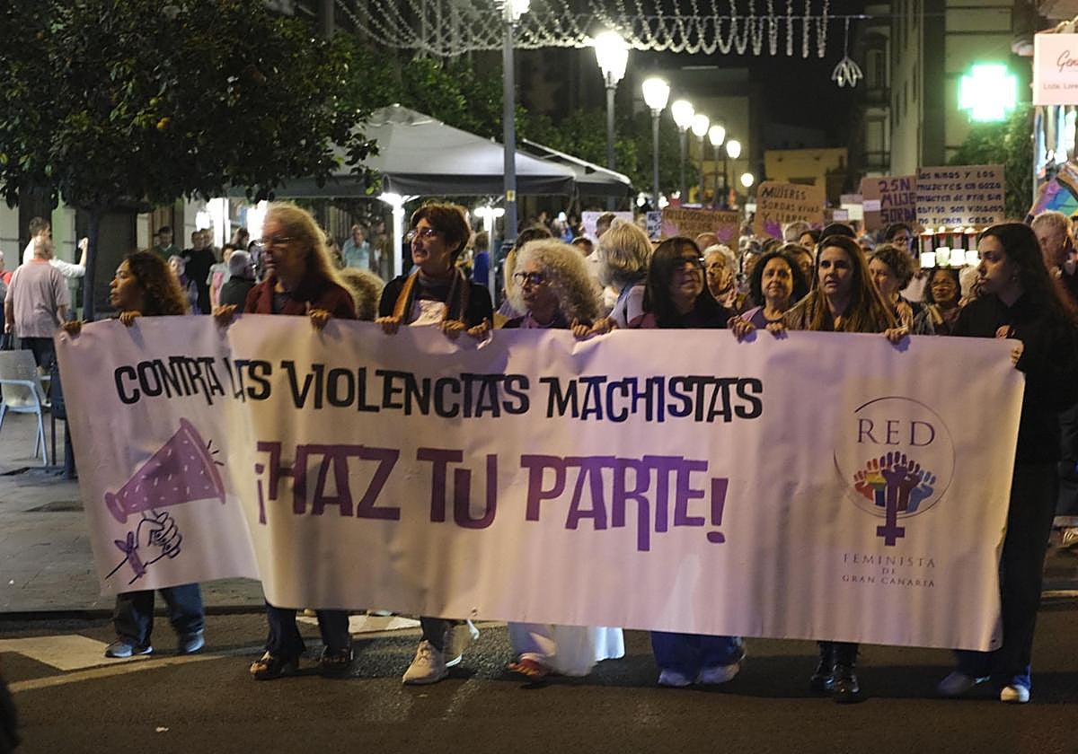 La manifestación del 25N, en imágenes