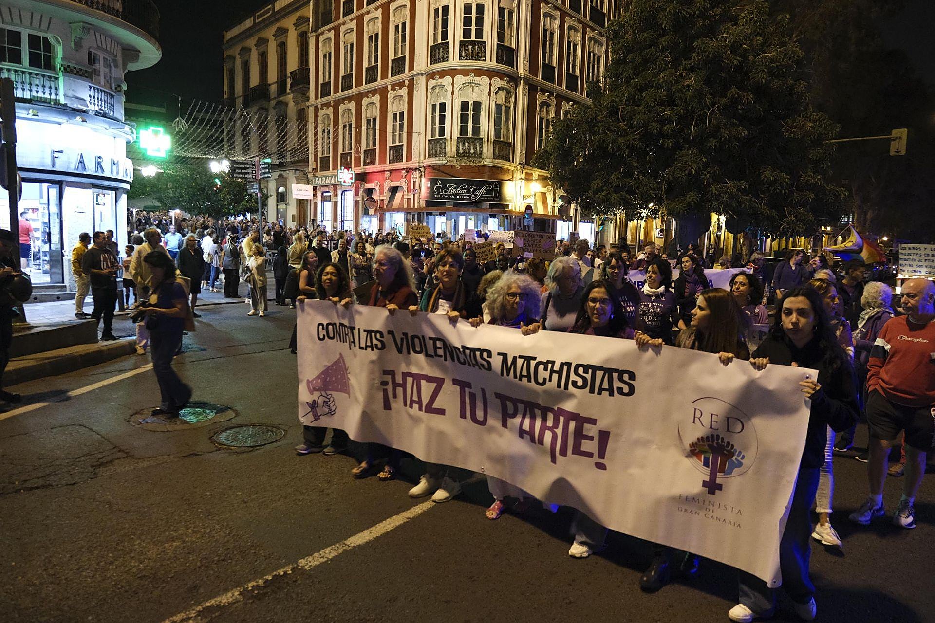 La manifestación del 25N, en imágenes