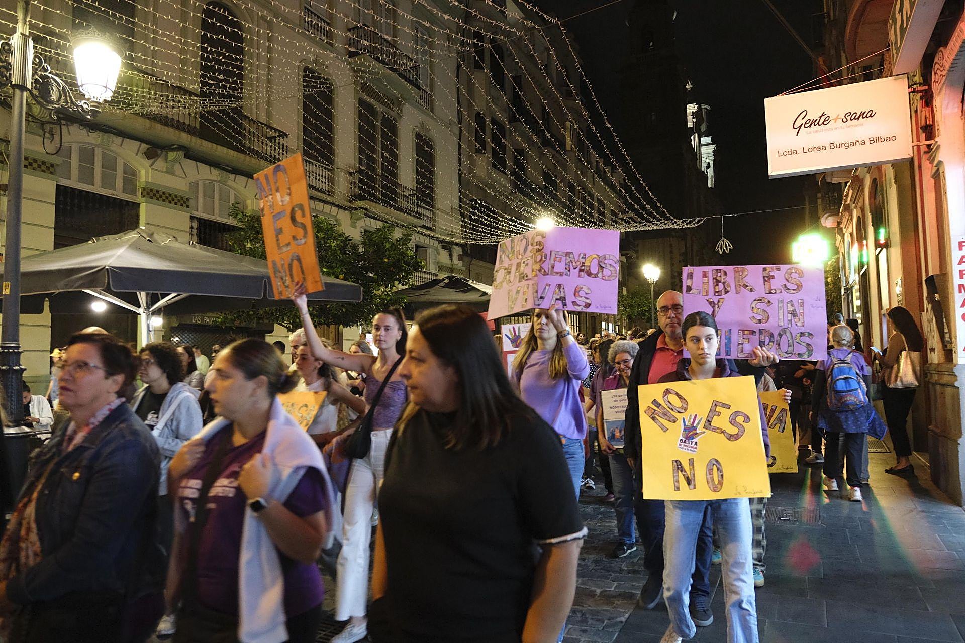 La manifestación del 25N, en imágenes