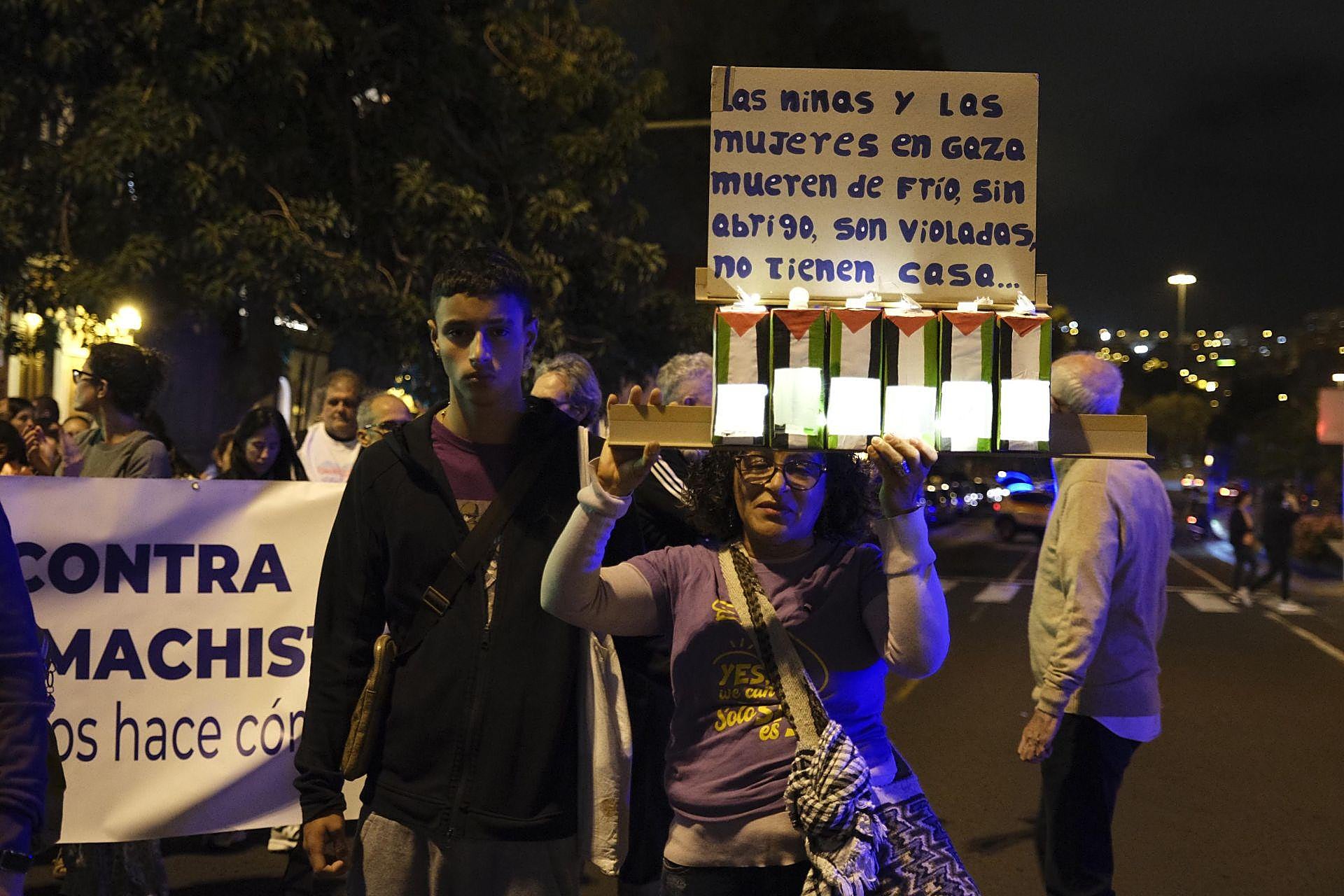 La manifestación del 25N, en imágenes