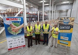 Recogida de alimentos SPAR Gran Canaria.