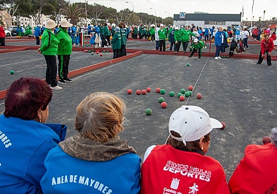 Momento del estreno de la actividad, este miércoles a la tarde.