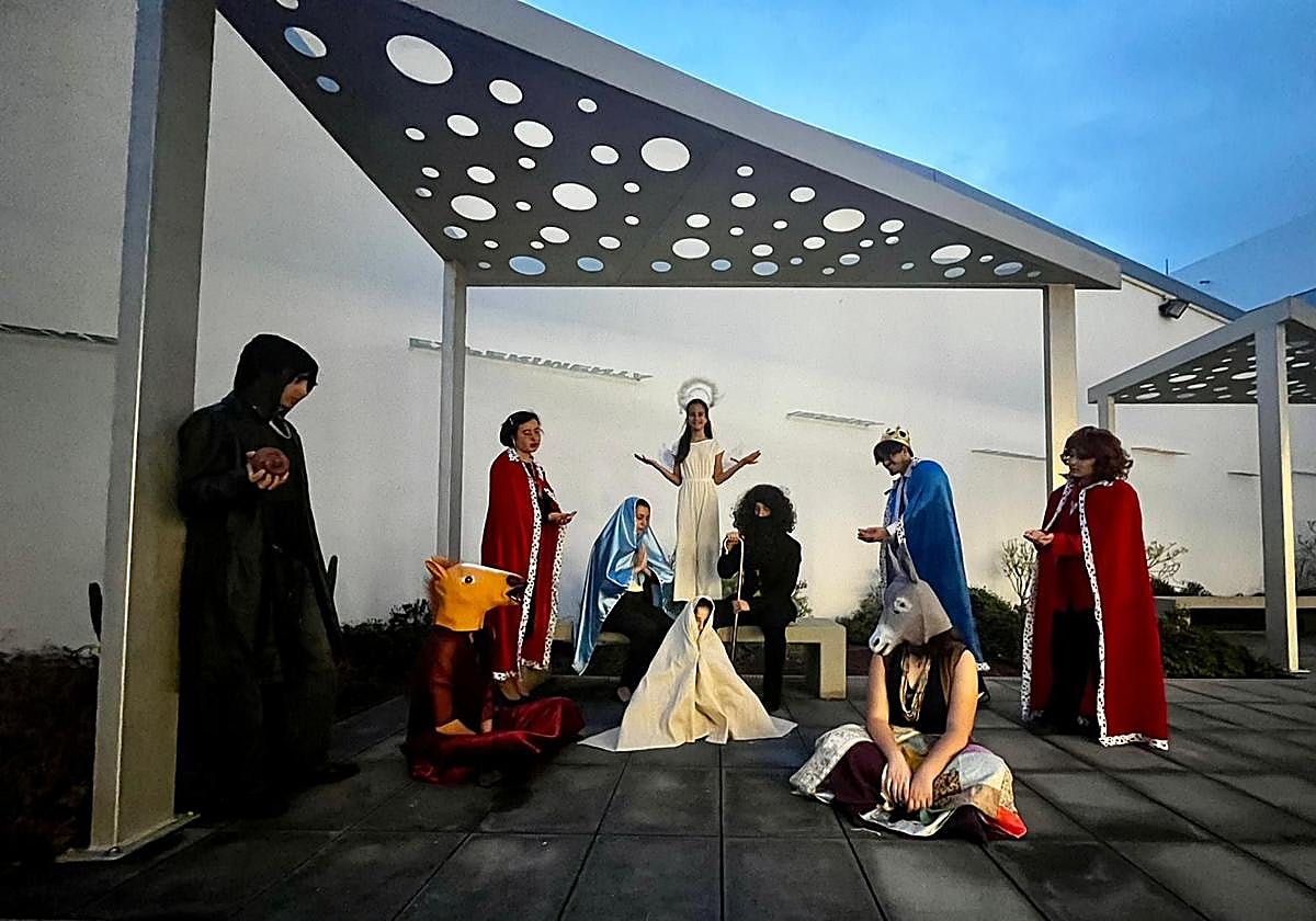 Una imagen del montaje.