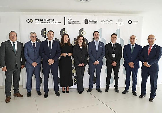 Protagonistas en Los Jameos del Agua de adopción de la Carta Mundial del Turismo Sostenible +30.