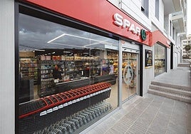 Renovación de una de las tiendas de SPAR Gran Canaria durante 2025.