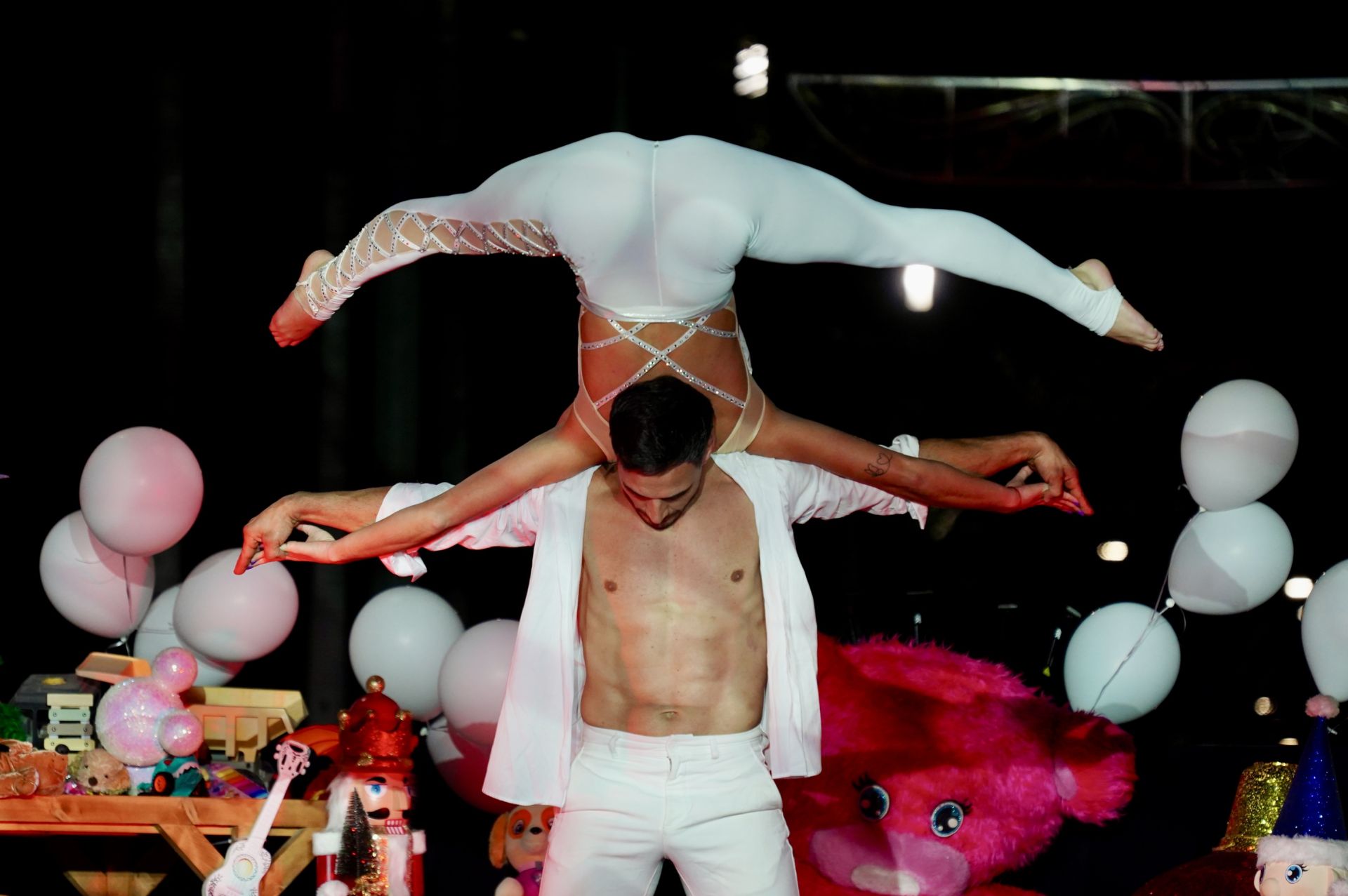 Encendido de la iluminación navideña en Vecindario