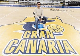 El director deportivo del Granca, Willy Villar, posa para Canarias7 durante la entrevista en el Gran Canaria Arena.