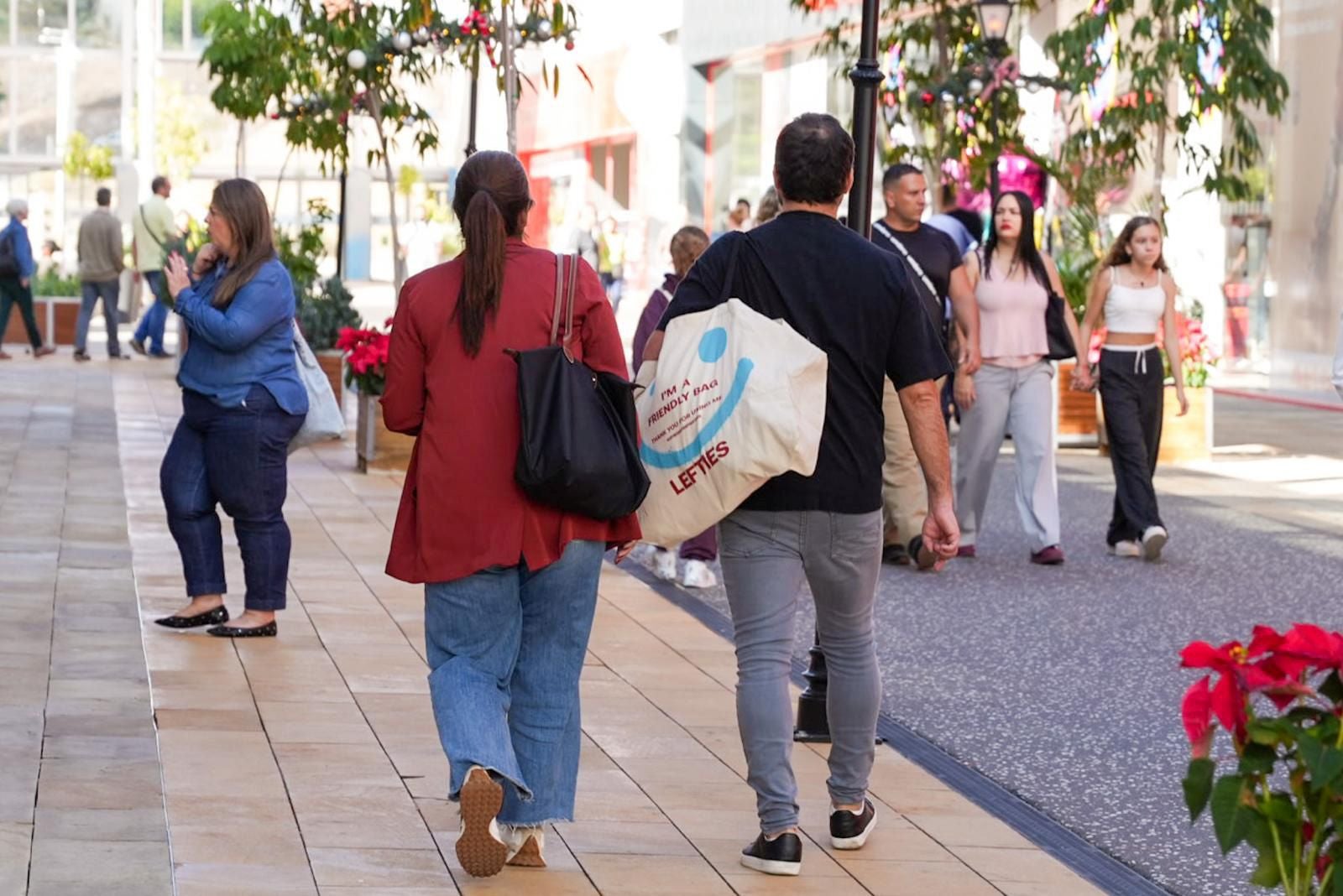 Imágenes del último día de compras por el Black Friday