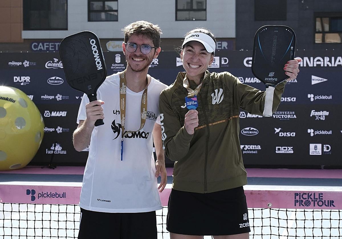 Así fue la final de dobles mixto de pickleball