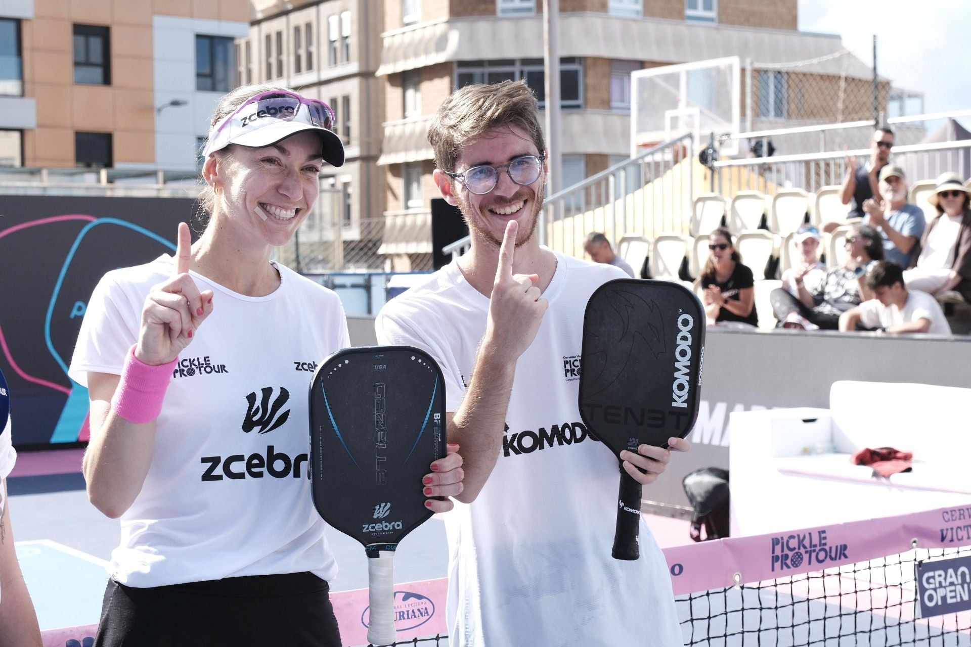 Así fue la final de dobles mixto de pickleball