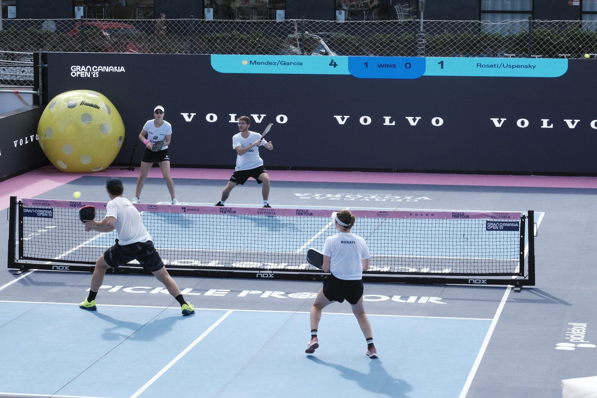 Así fue la final de dobles mixto de pickleball