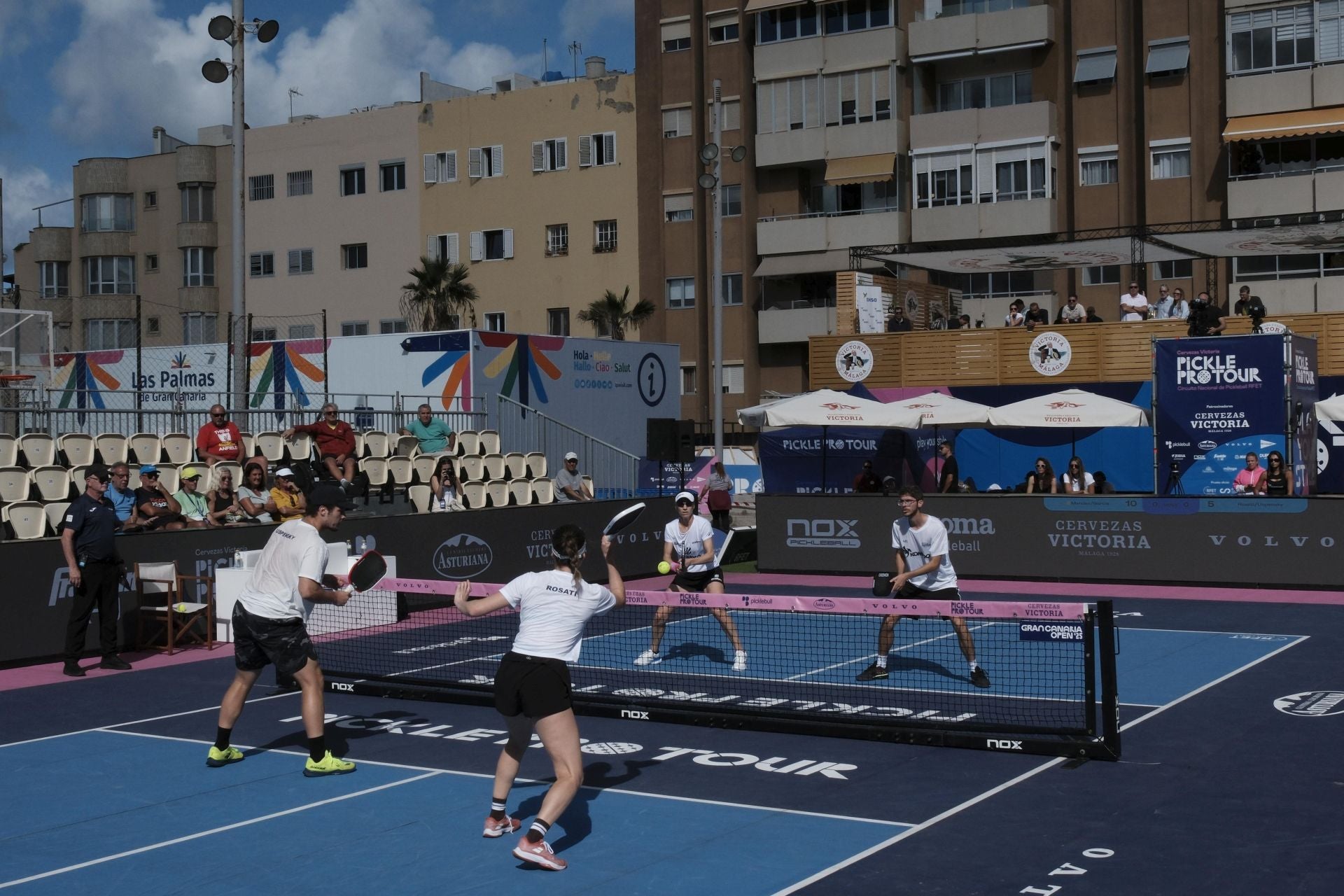 Así fue la final de dobles mixto de pickleball