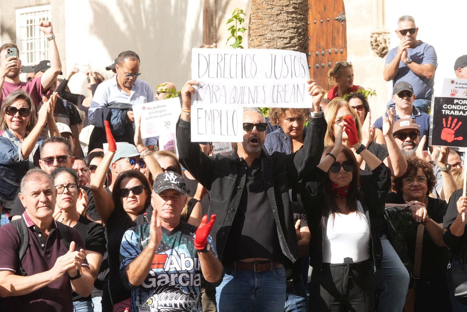 La manifestación de autónomos, en imágenes