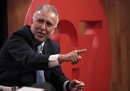 El ministro de Política Territorial Ángel Víctor Torres en la sede de CANARIAS7.