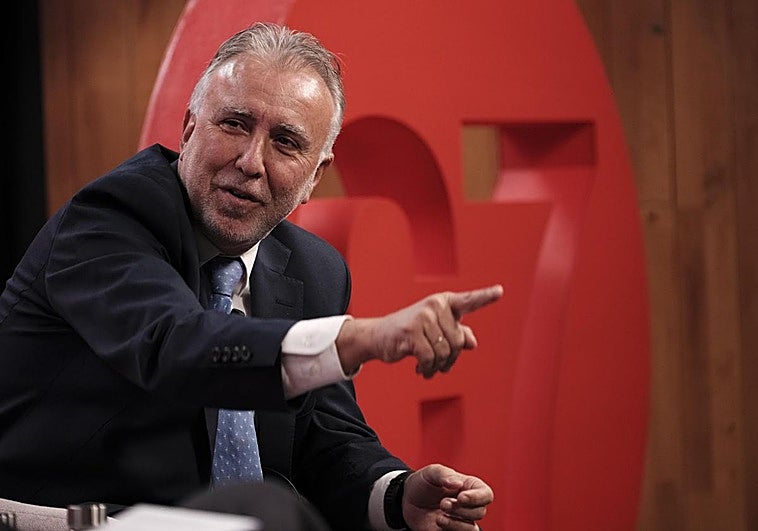 El ministro de Política Territorial Ángel Víctor Torres en la sede de CANARIAS7.