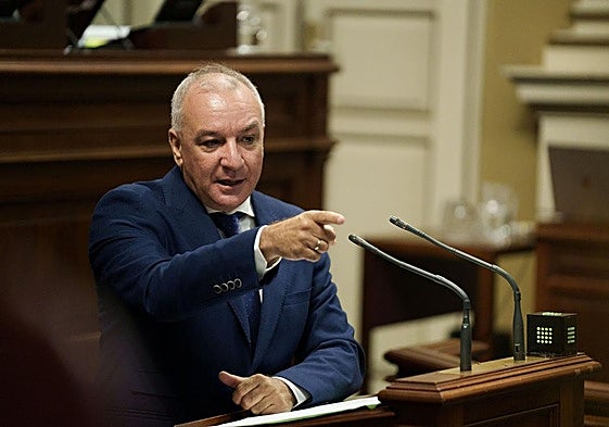 El diputado y secretario general de Nueva Canaras Luis Campos.