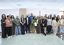 Protagonistas de la firma del acuerdo.