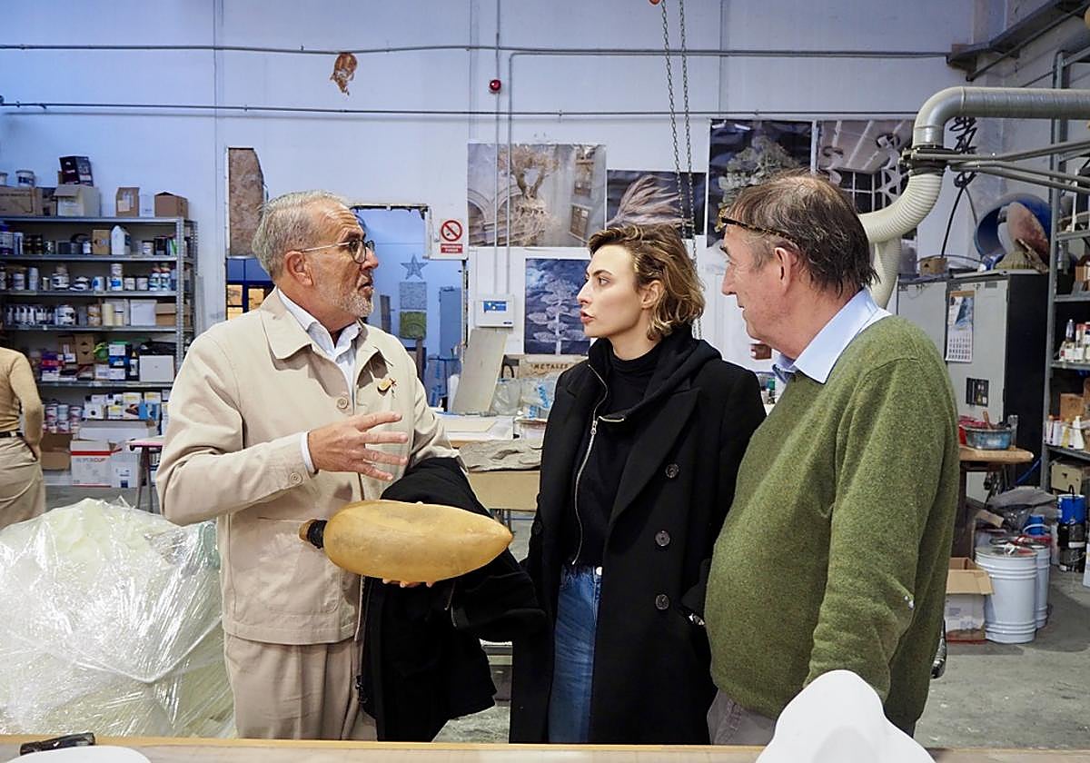 Taller donde se elaboran los buches artificiales, en suelo peninsular.