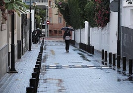 Luvia este miércoles en la capital grancanaria.