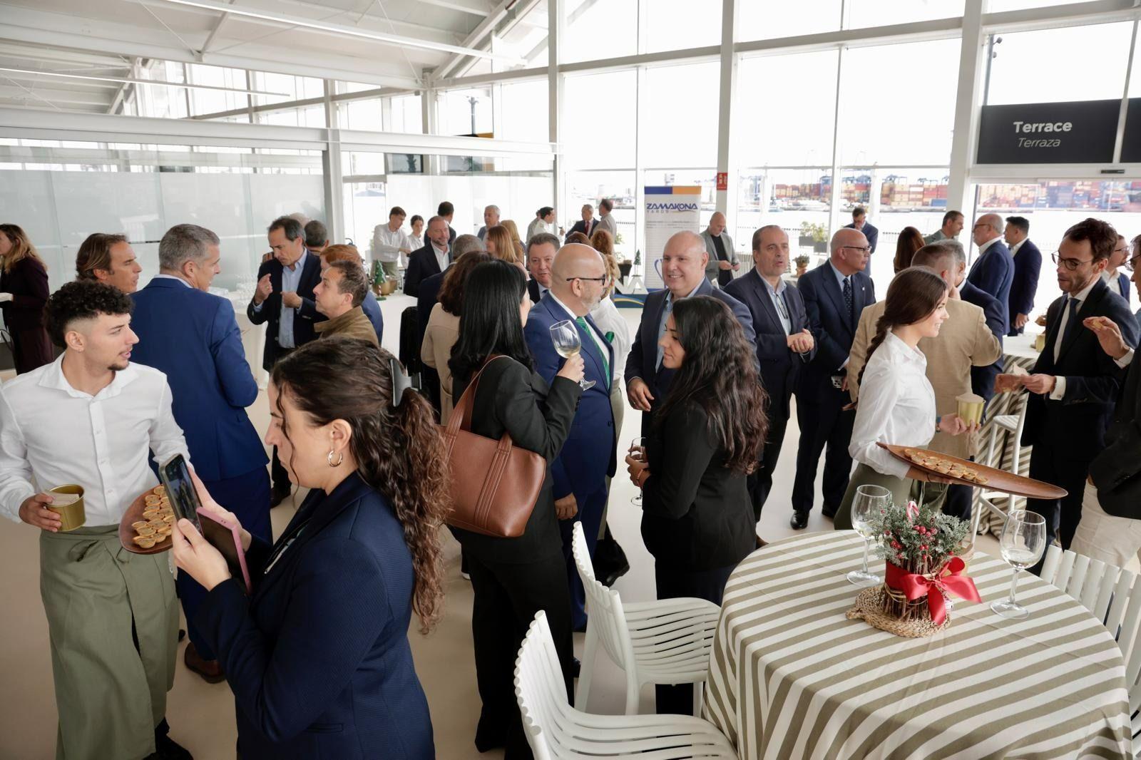 El almuerzo navideño de la patronal portuaria, en imágenes