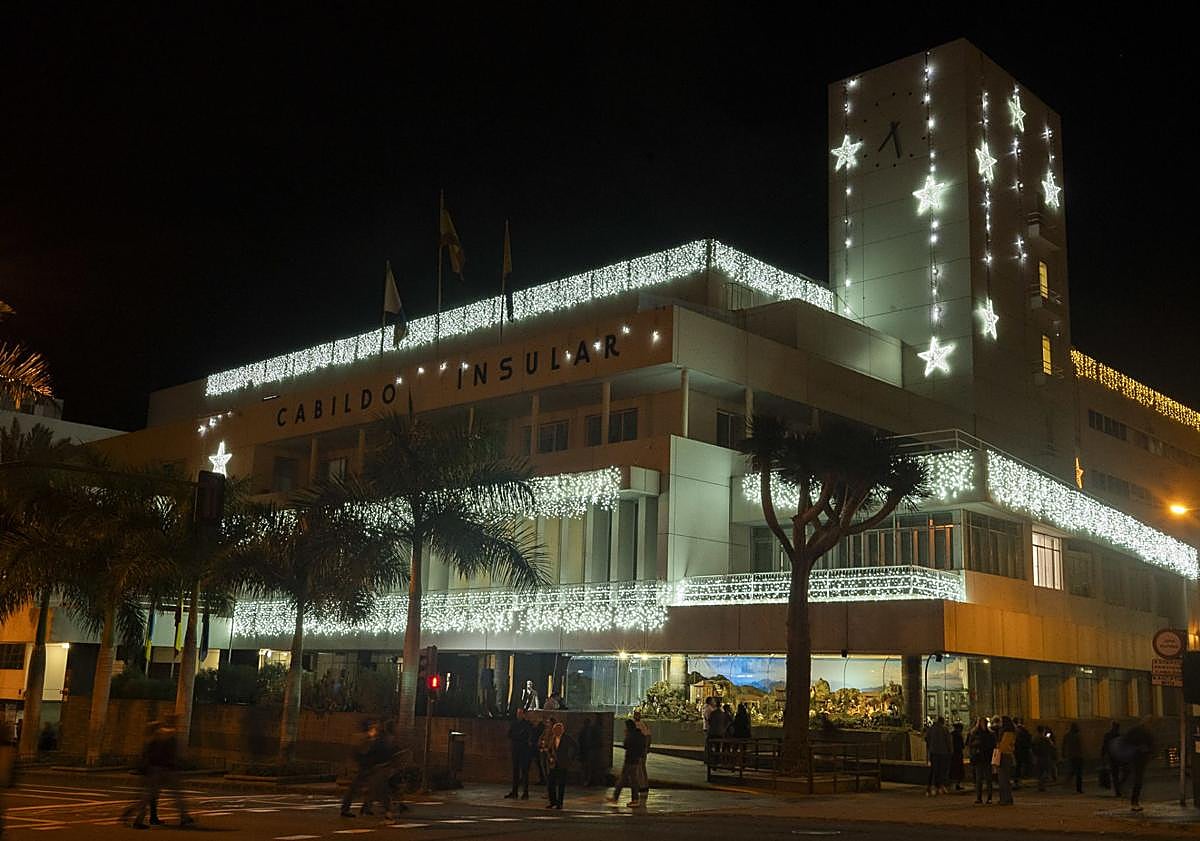 Imagen principal - El Cabildo estrena su belén y un villancico, &#039;Gran Canaria, Isla Navidad&#039;