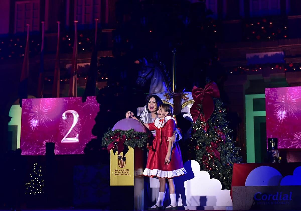 El alumbrado navideño de Las Palmas de Gran Canaria, en imágenes