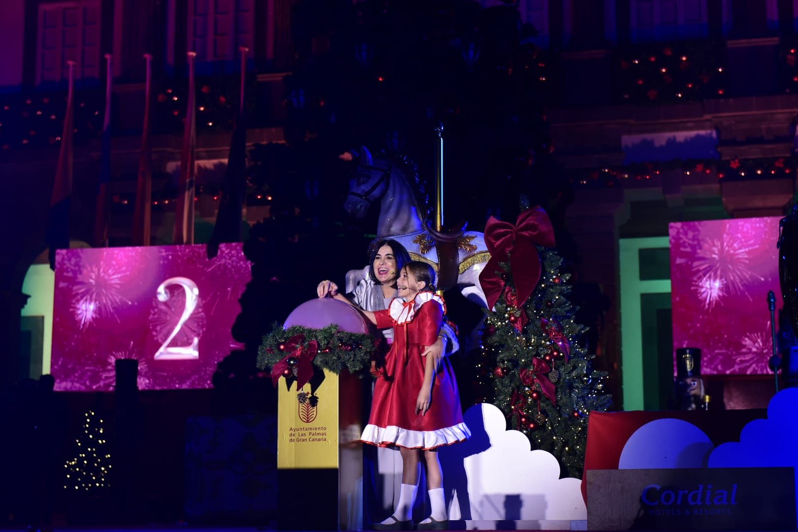 El alumbrado navideño de Las Palmas de Gran Canaria, en imágenes