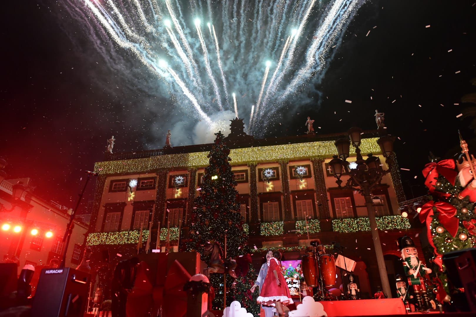 El alumbrado navideño de Las Palmas de Gran Canaria, en imágenes