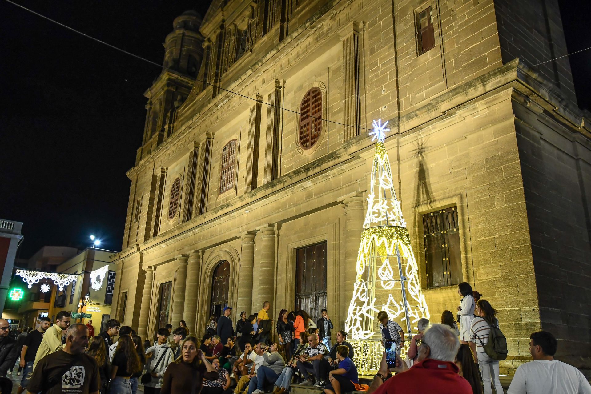 Encendido de las luces de Navidad en Gáldar